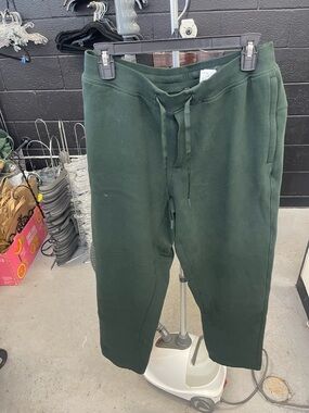 lululemon dark green drawstring sweatpants